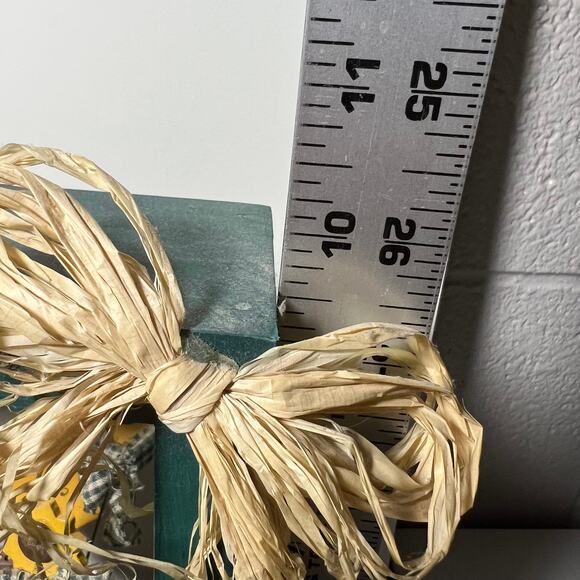 Rustic Farmhouse Doll Display Shadow Box Sunflower Country Decor - Picture 6 of 9